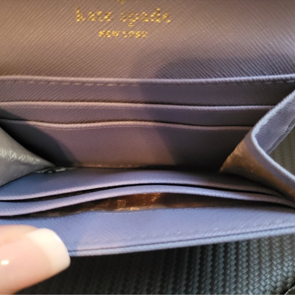 Kate Spade New York Devon Trifold Wallet Lilac - Picture 4 of 5